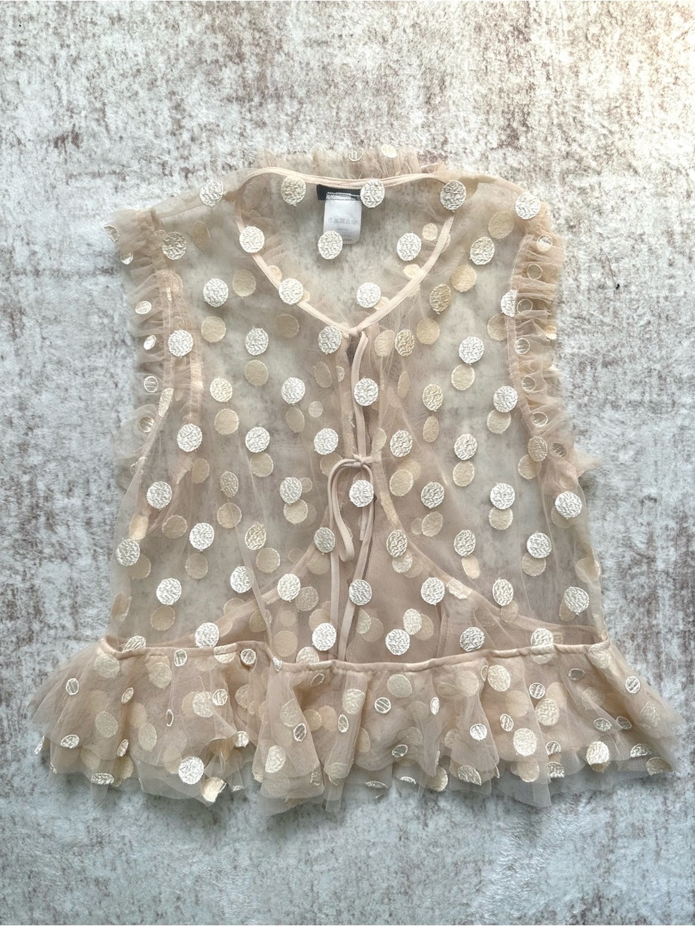 J.Crew Collection Polka-Dot Tulle Vest - EUC - Picture 13 of 13